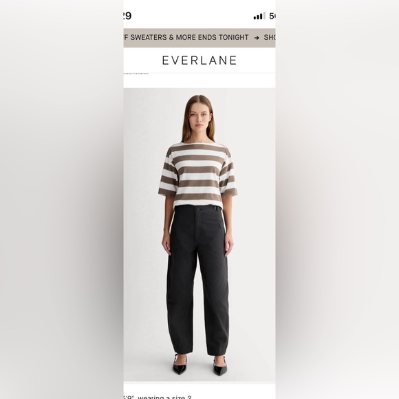 Everlane Fatigue Barrel Pant - Picture 1 of 5